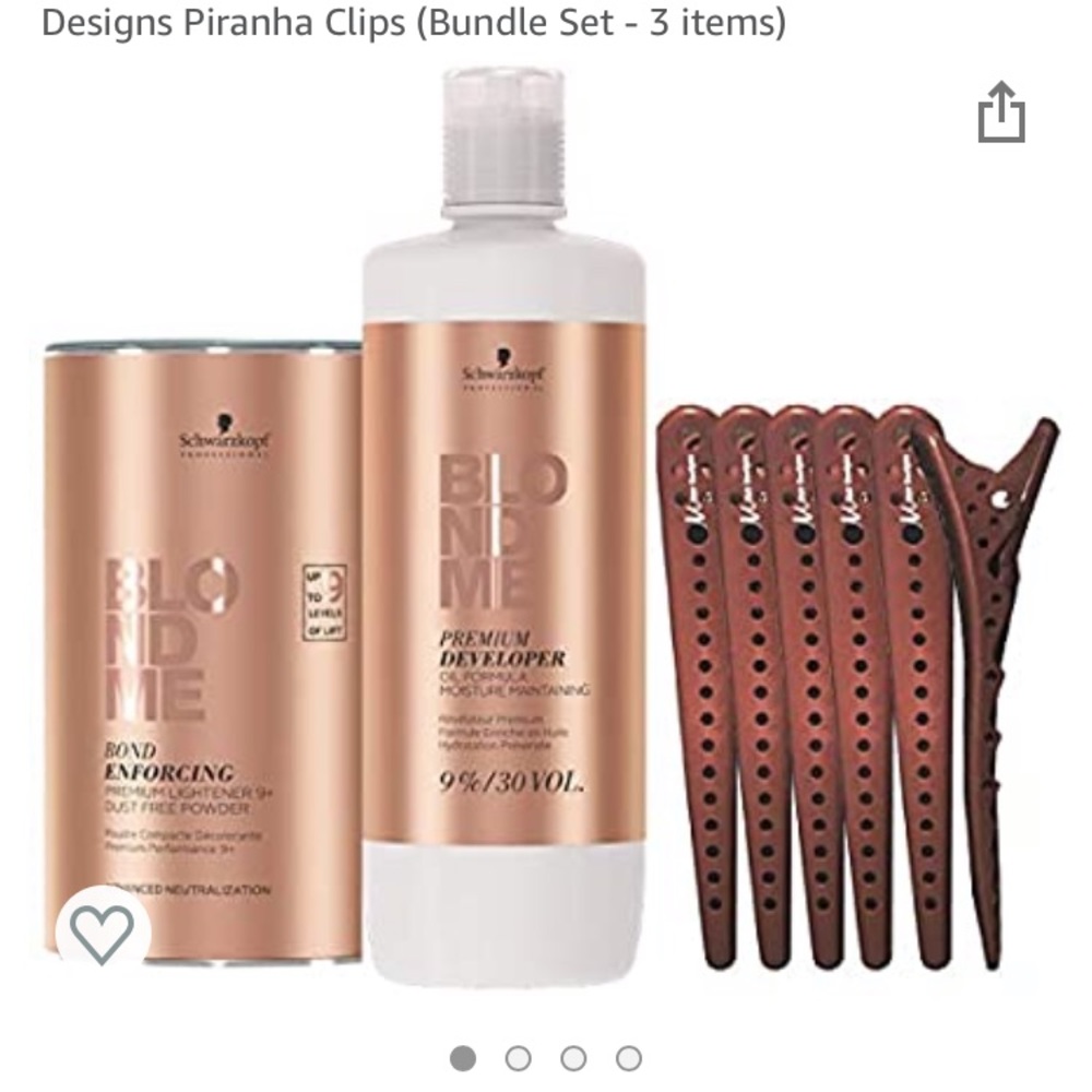 Hair lightning and toning kit